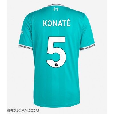 Muški Nogometni Dres Liverpool Ibrahima Konate #5 Rezervni 2025-26 Kratak Rukav Muški Nogometni Dres Liverpool Ibrahima Konate #5 Rezervni 2025-26 Kratak Rukav